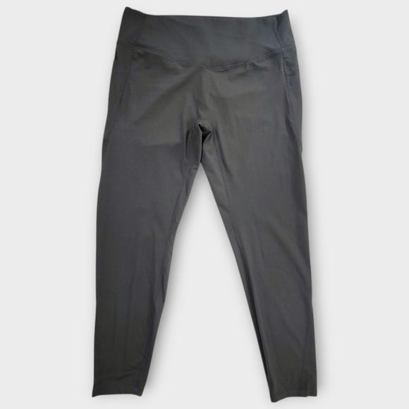 HALARA Pants - Halara High Waisted 7/8 Ankle Leggings Size XL Gray Side Pockets